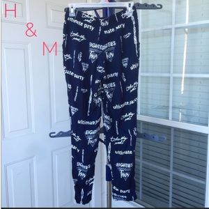 🆕H&M Divided PJ Pant
